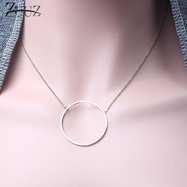 zuuz minimalism stainless steel chain choker circle friends pendant necklace women accessories chocker neckless, Golden;silver
zuuz minimalism stainless steel chain choker circle friends pendant necklace women accessories chocker neckless, Golden;silver