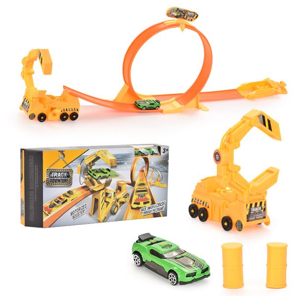 alloy car funny friction inertia plastics large toy track with small car for boy gift baby
alloy car funny friction inertia plastics large toy track with small car for boy gift baby