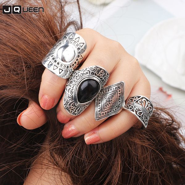 vintage bohemian ring set punk antique silver color black stones geometric knuckle midi rings for women jewelry gifts, Golden;silver
vintage bohemian ring set punk antique silver color black stones geometric knuckle midi rings for women jewelry gifts, Golden;silver