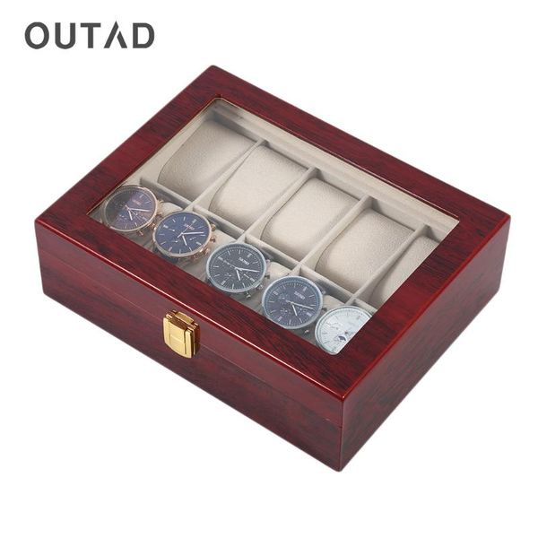 watch boxes & cases outad luxury 10 grids solid wooden box case jewelry display collection storage red caixa para relogio saat kutusu, Black;blue
watch boxes & cases outad luxury 10 grids solid wooden box case jewelry display collection storage red caixa para relogio saat kutusu, Black;blue
