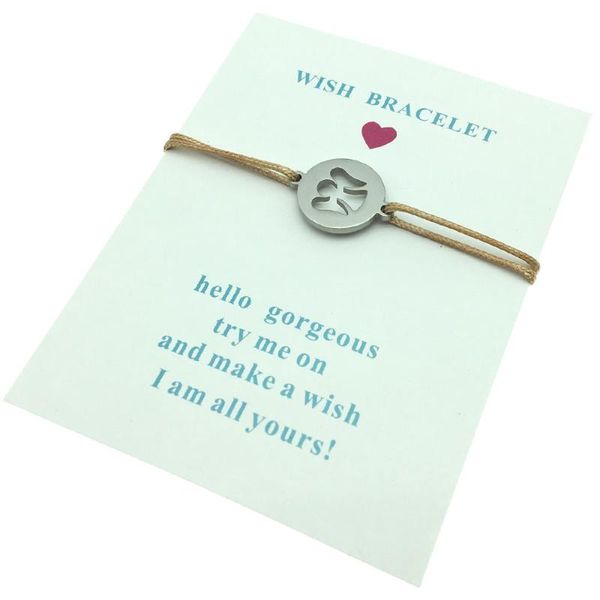 wish bracelet angel girl round stainless steel charm lucky bracelet angel girl pendant adjustable string for women, Golden;silver
wish bracelet angel girl round stainless steel charm lucky bracelet angel girl pendant adjustable string for women, Golden;silver