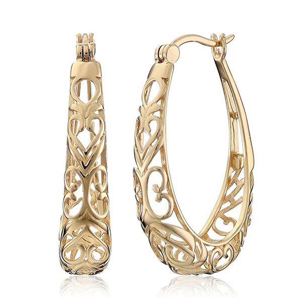 hoop & huggie fashion heart-shaped hollowed-out floral earrings classic women gold silver color earring jewelry for female party gift, Golden;silver
hoop & huggie fashion heart-shaped hollowed-out floral earrings classic women gold silver color earring jewelry for female party gift, Golden;silver