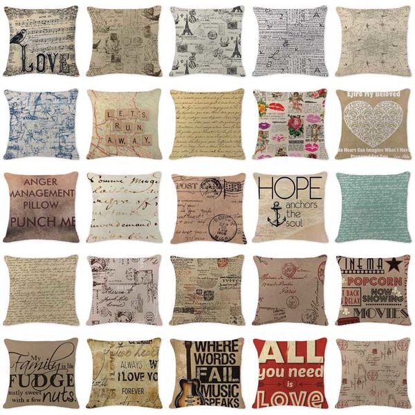 cushion/decorative pillow design toss european letter written message cushion cover chair cotton linen promotion home decoration
cushion/decorative pillow design toss european letter written message cushion cover chair cotton linen promotion home decoration