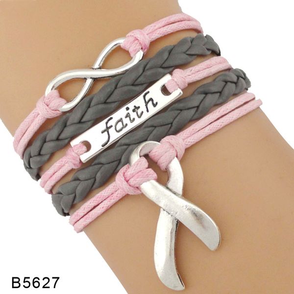 charm bracelets love faith believe hope ribbon pray for breast cancer sucks awareness fighter survivor pink leather wrap women, Golden;silver
charm bracelets love faith believe hope ribbon pray for breast cancer sucks awareness fighter survivor pink leather wrap women, Golden;silver