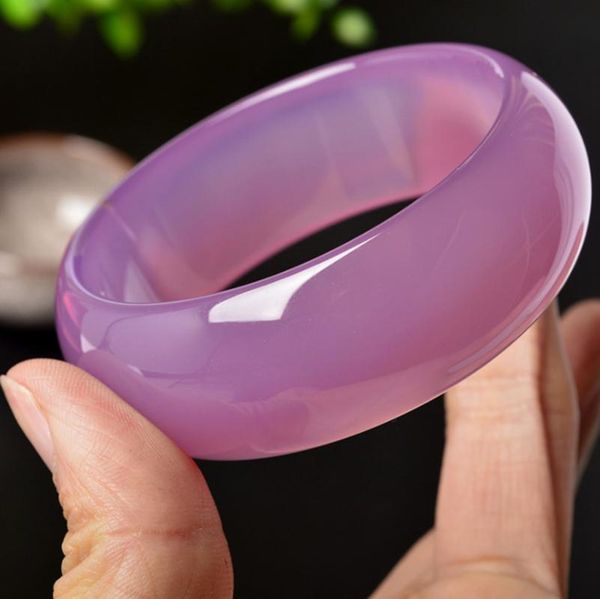 bangle natural jadeite bracelet girl pink purple chalcedony brazilian widening thickened, Black
bangle natural jadeite bracelet girl pink purple chalcedony brazilian widening thickened, Black