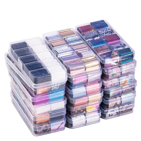 stickers & decals 10 design/set 2*100cm holographic nail art transfer foil paper starry ab color uv gel wraps adhesive, Black
stickers & decals 10 design/set 2*100cm holographic nail art transfer foil paper starry ab color uv gel wraps adhesive, Black