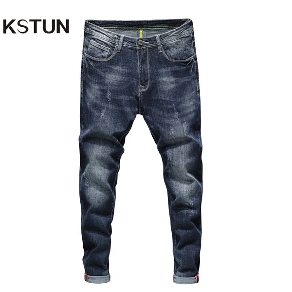 kstun mens jeans dark blue slim fit stretch autumn winter casual pants tapered full length trousers men's clothing jean homme
kstun mens jeans dark blue slim fit stretch autumn winter casual pants tapered full length trousers men's clothing jean homme
