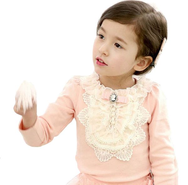 spring sweet baby girls lace flower blouse kids fashion bow tees cotton shirts toddler children casual clothes, Blue
spring sweet baby girls lace flower blouse kids fashion bow tees cotton shirts toddler children casual clothes, Blue