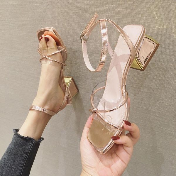 square heels sandals women sweet transpartent summer shoes med fashion high heels sandales wild casual shoes, Black
square heels sandals women sweet transpartent summer shoes med fashion high heels sandales wild casual shoes, Black