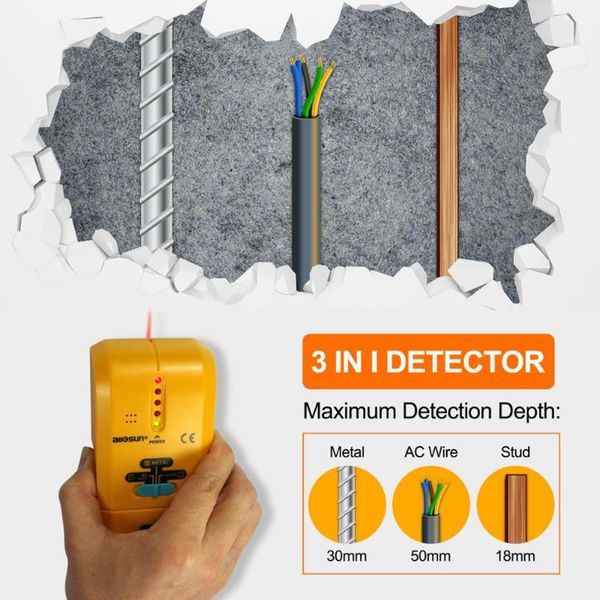 all-sun ts73 3in1 metal / wood stud / ac wire stud finder wall scanner metal detector handheld pinpointer
all-sun ts73 3in1 metal / wood stud / ac wire stud finder wall scanner metal detector handheld pinpointer
