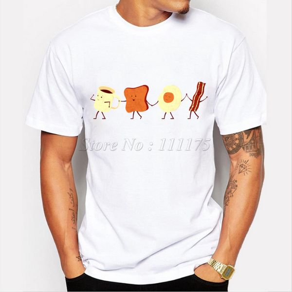 2019 men's fashion cute breakfast design t shirt funny customize printed short sleeve tees
2019 men's fashion cute breakfast design t shirt funny customize printed short sleeve tees
