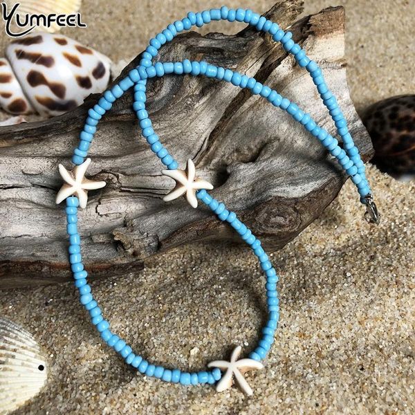 yumfeel brand new blue starfish necklace handmade small glass beads stone starfish women jewelry necklaces, Golden;silver
yumfeel brand new blue starfish necklace handmade small glass beads stone starfish women jewelry necklaces, Golden;silver