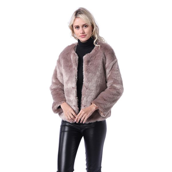 women's fur & faux 2021 coat female autumn and winter short leather furry jacket slim warm coats long-sleeve elegent, Black
women's fur & faux 2021 coat female autumn and winter short leather furry jacket slim warm coats long-sleeve elegent, Black