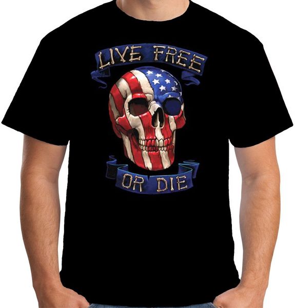 2019 summer mens live or die american skull t shirt usa america biker a10264 100% cotton for man shirts
2019 summer mens live or die american skull t shirt usa america biker a10264 100% cotton for man shirts