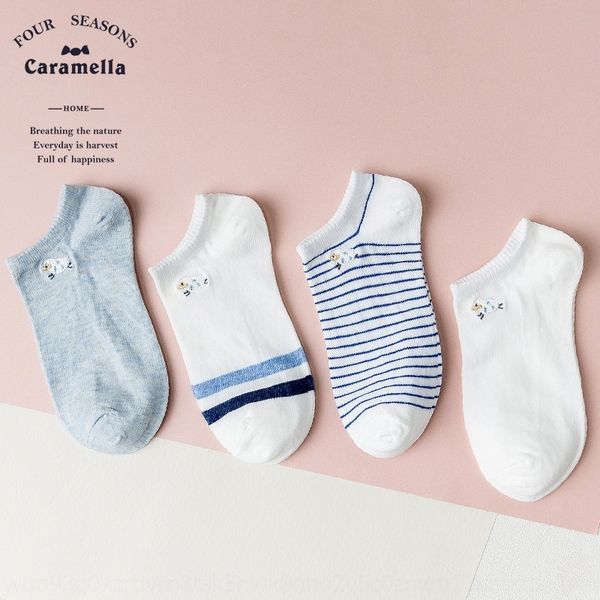 caramella cotton spring and summer new boat 4 pairs boxed women's cotton socks sheep embroidered women's boat socks 9cnbx, Black
caramella cotton spring and summer new boat 4 pairs boxed women's cotton socks sheep embroidered women's boat socks 9cnbx, Black