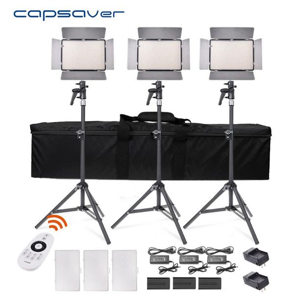 capsaver tl-600as led video light 3 in 1 kit pgraphy lighting bi-color p lamp dimmable 3200k-5600k cri 95 remote control
capsaver tl-600as led video light 3 in 1 kit pgraphy lighting bi-color p lamp dimmable 3200k-5600k cri 95 remote control