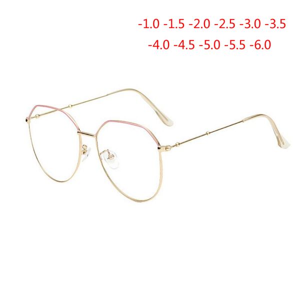 fashion sunglasses frames stainless steel polygon myopia glasses finished women men retro short-sighted eyeglasses prescription 0 -1.0 -1.5, Black
fashion sunglasses frames stainless steel polygon myopia glasses finished women men retro short-sighted eyeglasses prescription 0 -1.0 -1.5, Black