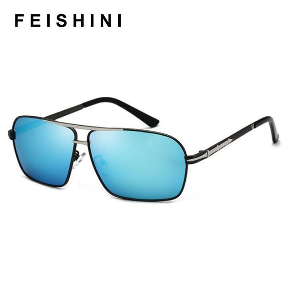 feishini original brand design driver man sunglass vintage uv protection elegant metal shield polarized sunglasses men blue cool, White;black
feishini original brand design driver man sunglass vintage uv protection elegant metal shield polarized sunglasses men blue cool, White;black