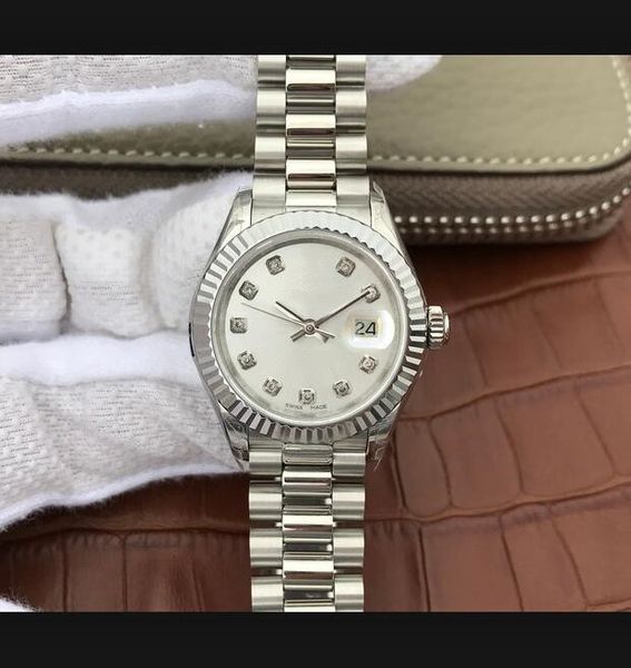 luxury women watches 31mm asia 2813 automatic movement silver gold dial steel bracelet lady watch elling, Slivery;brown
luxury women watches 31mm asia 2813 automatic movement silver gold dial steel bracelet lady watch elling, Slivery;brown