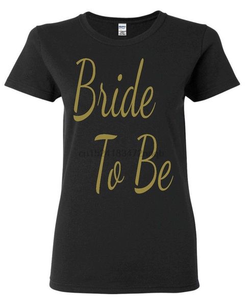 new summer arrivals t shirt women gold bride to be women& t-shirt marriage wedding bachelorette party shirts