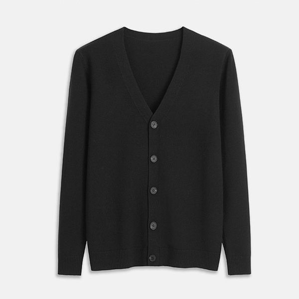 men's v-neck cardigan autumn winter spacious warm long sleeve perfect quality clothes knitted casual male sweater drop shipping, White;black
men's v-neck cardigan autumn winter spacious warm long sleeve perfect quality clothes knitted casual male sweater drop shipping, White;black