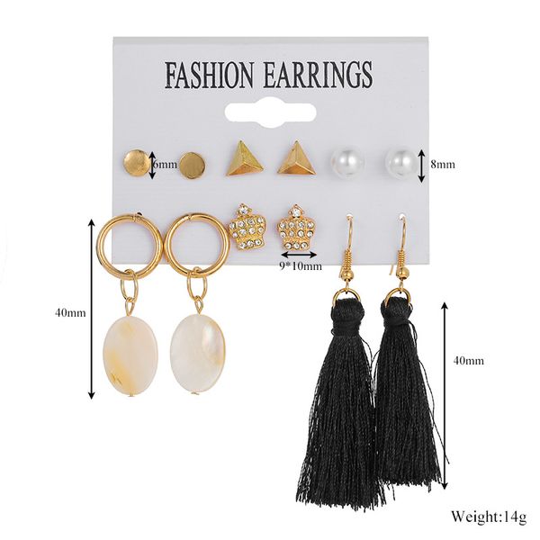 2020 bohemian pearl shell bow long tassel drop earrings for women cotton silk fabric earrings set fashion woman jewelry, Silver
2020 bohemian pearl shell bow long tassel drop earrings for women cotton silk fabric earrings set fashion woman jewelry, Silver