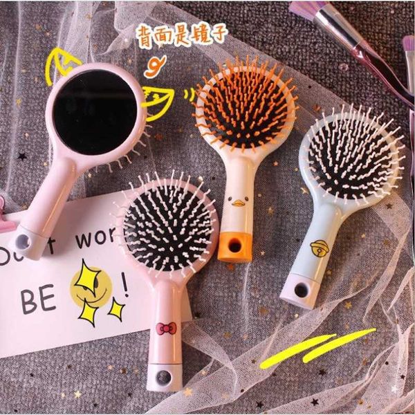 hair brushes 1pcs comb portable massage with mirror antistatic travel home plastic makeup model care tools, Silver
hair brushes 1pcs comb portable massage with mirror antistatic travel home plastic makeup model care tools, Silver