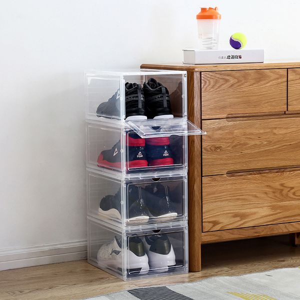 new thickened transparent shoe box drawer-type plastic shoe box storage artifact superimposed flip-type storage
new thickened transparent shoe box drawer-type plastic shoe box storage artifact superimposed flip-type storage