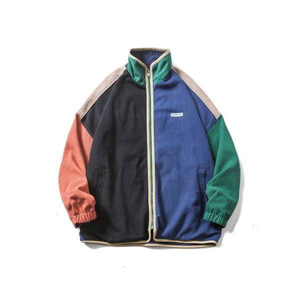 Patchwork Stand Collar Casual Japan Style Wear Both Sides Jackets Coats Men Cotton Loose Outwear Streetwear Teens Student Tops, Black;brown
Patchwork Stand Collar Casual Japan Style Wear Both Sides Jackets Coats Men Cotton Loose Outwear Streetwear Teens Student Tops, Black;brown