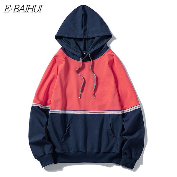 men's hoodies & sweatshirts e-baihui fashion casual hoodie personality color matching ribbon hooded cardigan slim 2021 fall winter, Black
men's hoodies & sweatshirts e-baihui fashion casual hoodie personality color matching ribbon hooded cardigan slim 2021 fall winter, Black