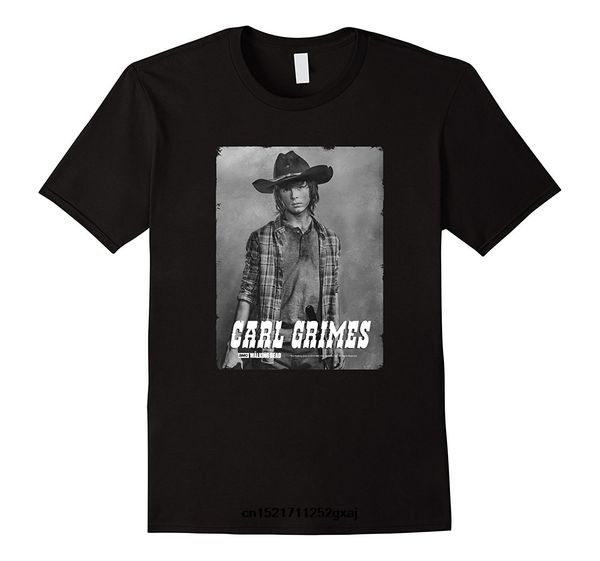 men t shirt the walking dead carl silver portrait black t-shirt novelty tshirt women
men t shirt the walking dead carl silver portrait black t-shirt novelty tshirt women