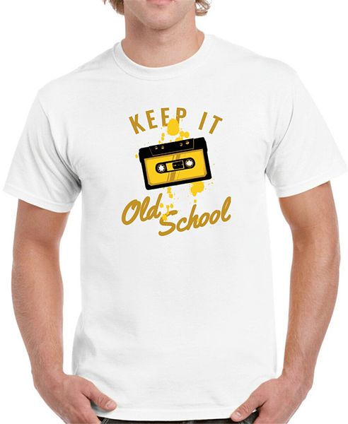 men's keep it old school,music,80's,retro,cassette tape,funny t-shirt p189 round neck vintage tee shirt
men's keep it old school,music,80's,retro,cassette tape,funny t-shirt p189 round neck vintage tee shirt