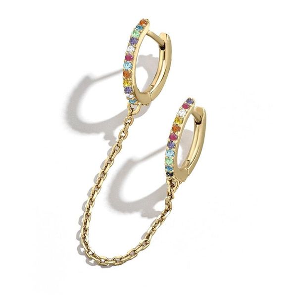 hoop & huggie creative cubic zirconia rhinestone crystal hand-inlaid chain clip earrings piercing jewelry stainless steel, Golden;silver
hoop & huggie creative cubic zirconia rhinestone crystal hand-inlaid chain clip earrings piercing jewelry stainless steel, Golden;silver