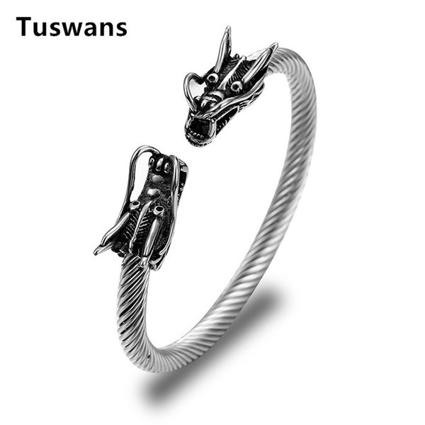 bangle exquisite workmanship dragon head bangles for men vintage 316l stainless steel bracelets gift(tsylb011), Black
bangle exquisite workmanship dragon head bangles for men vintage 316l stainless steel bracelets gift(tsylb011), Black