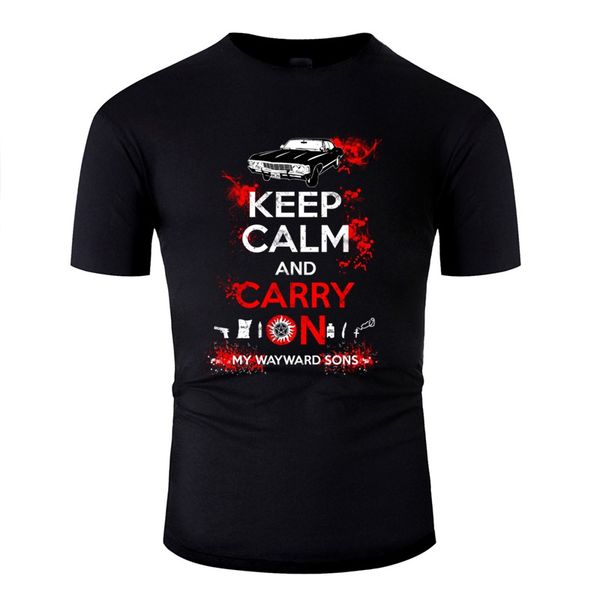 fitted supernatural - keep calm and carry on t shirt men 2020 short sleeve kawaii women t-shirts tee
fitted supernatural - keep calm and carry on t shirt men 2020 short sleeve kawaii women t-shirts tee