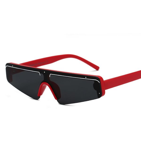 sunglasses fashion rimless flat women red frame sun glasses for men brand designer female shades, White;black
sunglasses fashion rimless flat women red frame sun glasses for men brand designer female shades, White;black