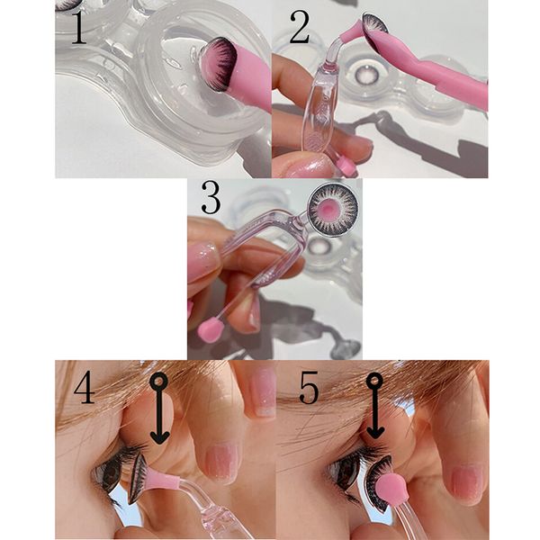eye care contact lenses inserter remover silicone soft tip tweezer stick case set contact lenses wearing tools, Silver
eye care contact lenses inserter remover silicone soft tip tweezer stick case set contact lenses wearing tools, Silver
