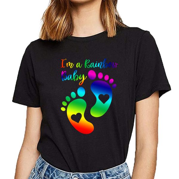 вершины t shirt женщины им радуга ребенок смешного harajuku хлопок женский tshirt
вершины t shirt женщины им радуга ребенок смешного harajuku хлопок женский tshirt