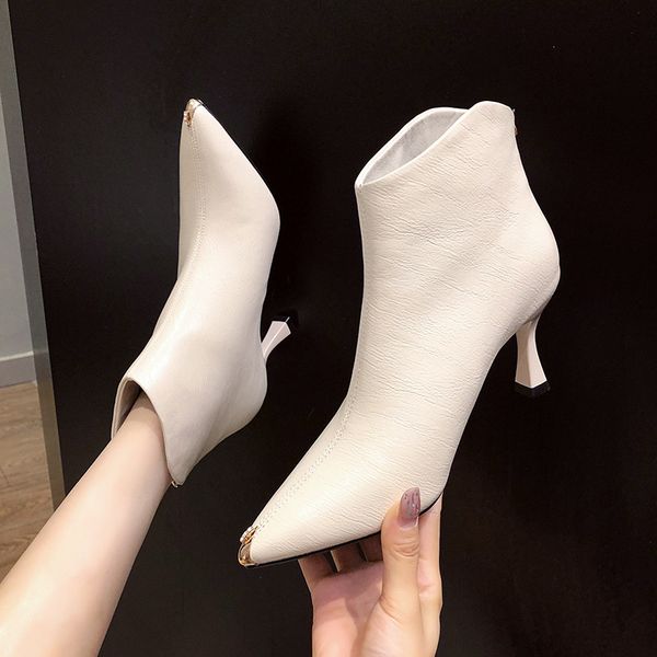 women's rubber boots boots-women pointe shoes booties ladies luxury designer zipper rain 2020 pointy high heel ankle fashion, Black
women's rubber boots boots-women pointe shoes booties ladies luxury designer zipper rain 2020 pointy high heel ankle fashion, Black