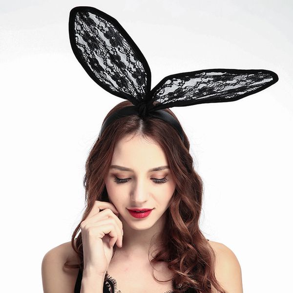 sweet bunny ears women lace headband rabbit ear hair band for party cosplay costume accessory for women apparel decor, Silver
sweet bunny ears women lace headband rabbit ear hair band for party cosplay costume accessory for women apparel decor, Silver