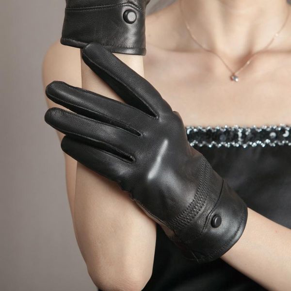 five fingers gloves lady genuine leather women' sheepskin warmth mittens thickening velvet students cycling girls luva b-9232, Blue;gray
five fingers gloves lady genuine leather women' sheepskin warmth mittens thickening velvet students cycling girls luva b-9232, Blue;gray