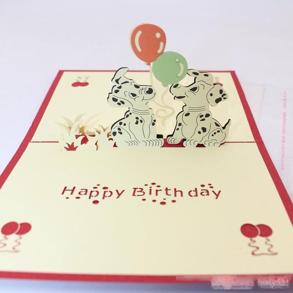 3d paper cut good luck blessing happy birthday greeting card gift cartoon lucky dog balloon postcard
3d paper cut good luck blessing happy birthday greeting card gift cartoon lucky dog balloon postcard