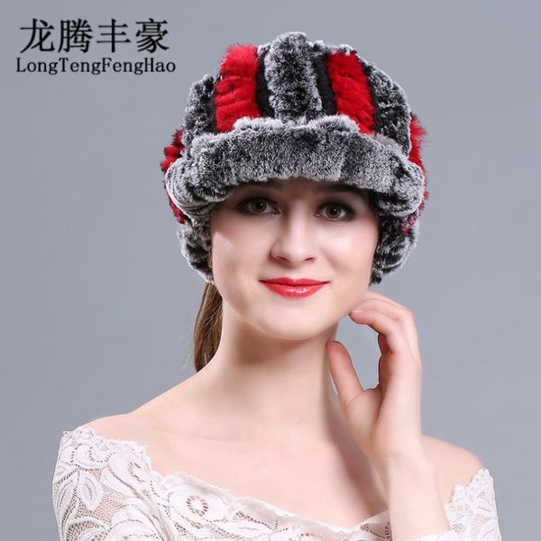 beanie/skull caps women knitting hat wool beanies female winter genuine rex fur girl real cap elegant, Blue;gray
beanie/skull caps women knitting hat wool beanies female winter genuine rex fur girl real cap elegant, Blue;gray