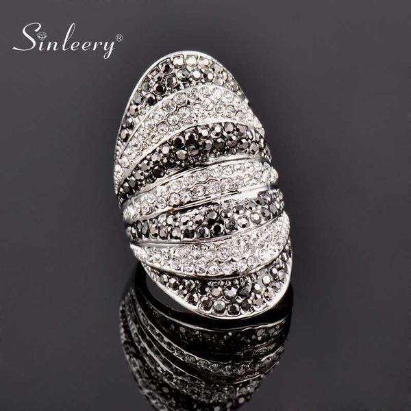 cluster rings sinleery retro black white cubic zirconia big wide for women party jewelry bague femme size 6 7 8 9 10 jz180 ssb, Golden;silver
cluster rings sinleery retro black white cubic zirconia big wide for women party jewelry bague femme size 6 7 8 9 10 jz180 ssb, Golden;silver