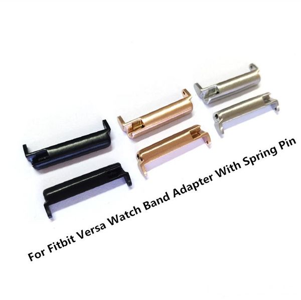 epacket ship wristband stainless steel band straps adapter connector with spring pin for fitbit versa watch dhl shipping 3 colour in stock
epacket ship wristband stainless steel band straps adapter connector with spring pin for fitbit versa watch dhl shipping 3 colour in stock