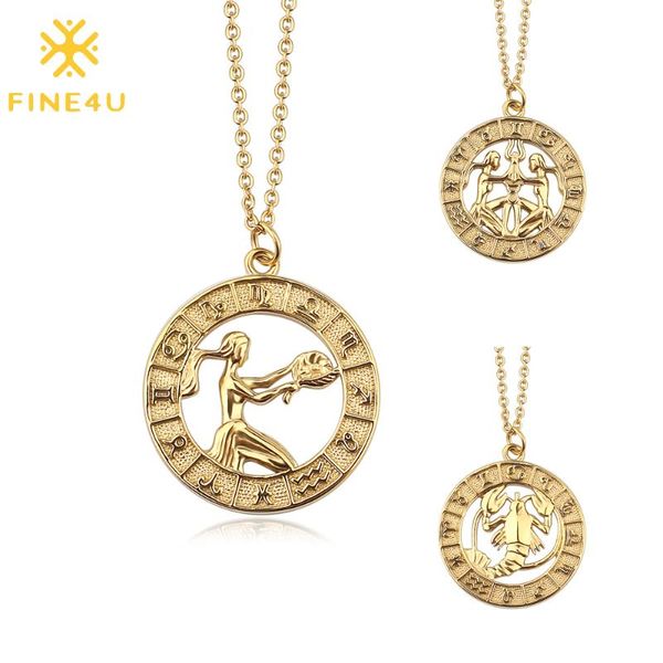 pendant necklaces fine4u n556 12 horoscope zodiac sign gold necklace stainless steel constellations for women birthday gifts, Silver
pendant necklaces fine4u n556 12 horoscope zodiac sign gold necklace stainless steel constellations for women birthday gifts, Silver
