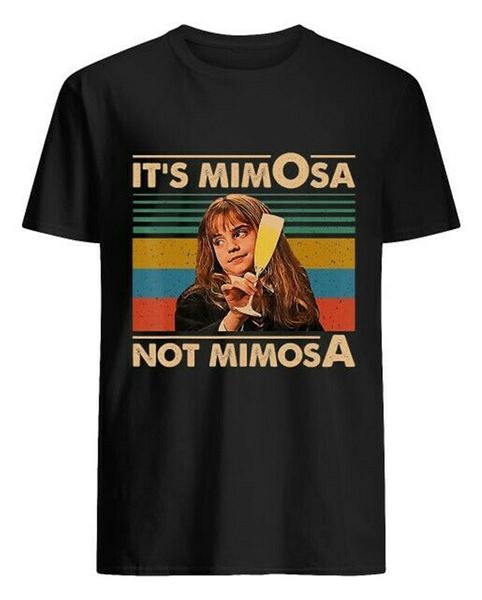 hermione granger it's mimosa not mimosa - black t-shirt oversized tee shirt