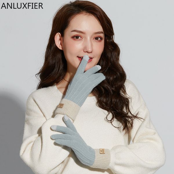 five fingers gloves h9988 knitting women warm thermal autumn winter outdoor mittens female plush korean lovely touch screen simple hand muff, Blue;gray
five fingers gloves h9988 knitting women warm thermal autumn winter outdoor mittens female plush korean lovely touch screen simple hand muff, Blue;gray