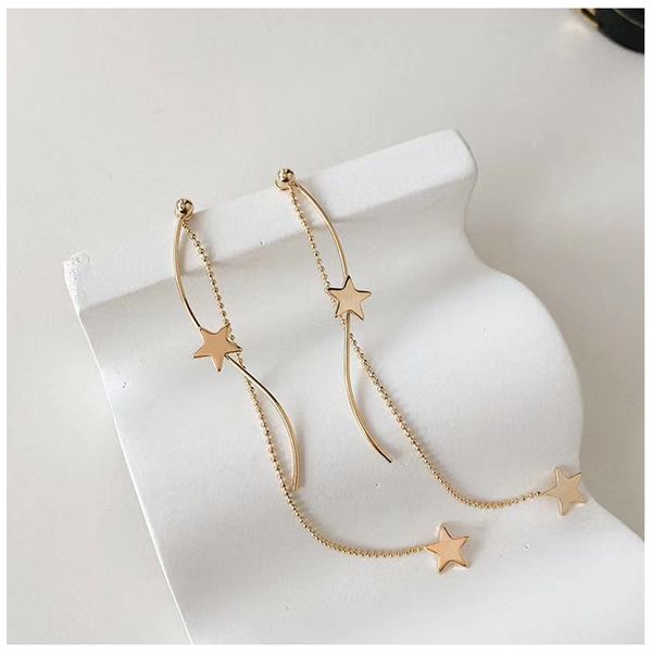 dangle & chandelier frosty wind star earrings female pentagram hanging long tassel temperament korean personality, Silver
dangle & chandelier frosty wind star earrings female pentagram hanging long tassel temperament korean personality, Silver