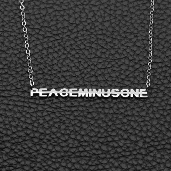 necklace for women simple letter necklace peaceminusone pendant stainless steel gifts for accessories fashion jewelry, Silver
necklace for women simple letter necklace peaceminusone pendant stainless steel gifts for accessories fashion jewelry, Silver